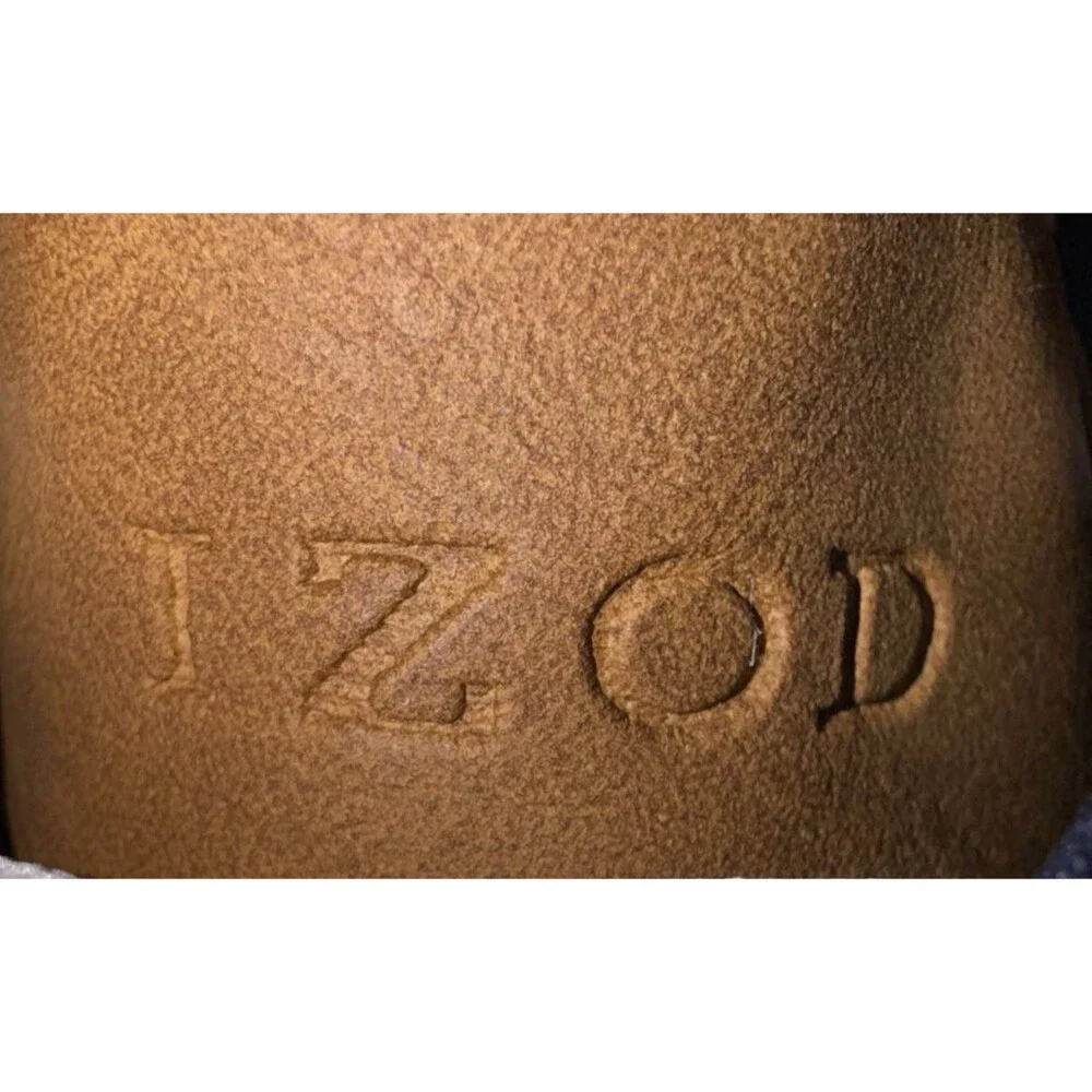 Izod Rangley Mens Size 11 Navy Blue Canvas Lace Up Tennis Shoes Sneakers